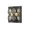 Z-Lite Dealey 2 Light Wall Sconce, Matte Black + Clear Crystal 6010-2S-MB - alternate 3